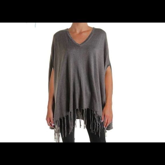 Michael Kors Fringed Poncho Size S/M - Picture 1 of 10